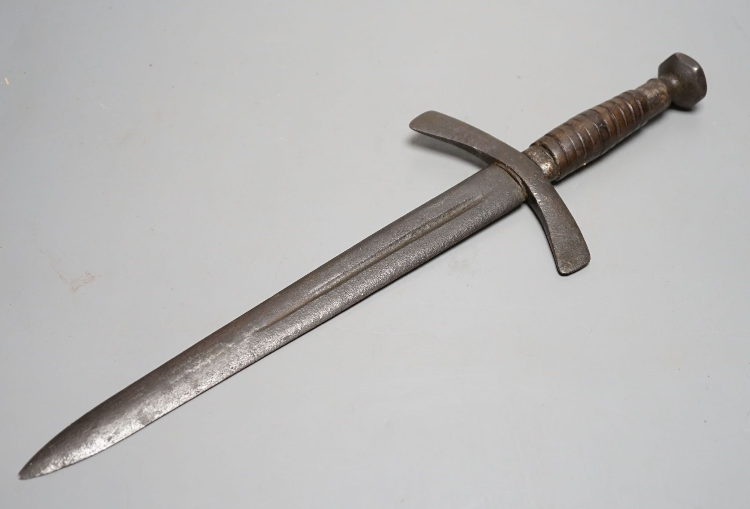 A 19th century parrying dagger, 40 cms long.